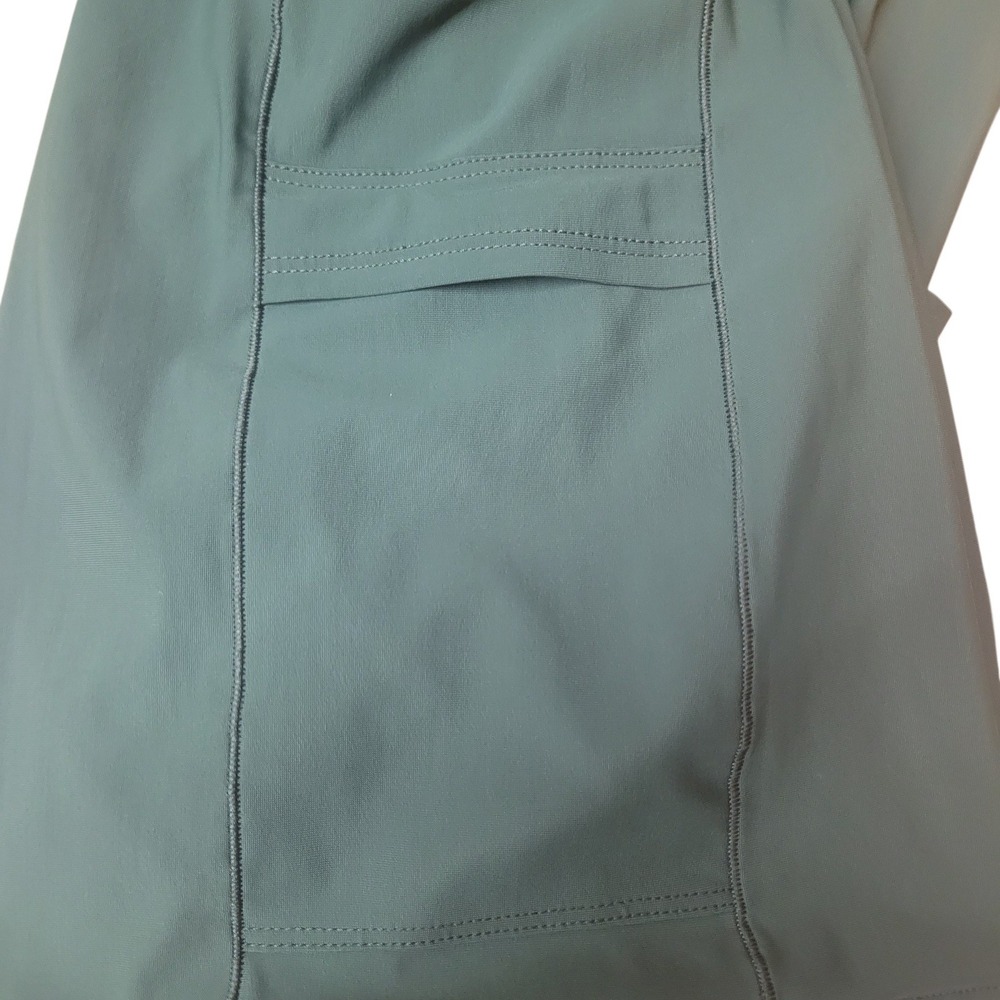 Outdoor Voices Exercise Dress Dark Green Racerback Built-in Shorts Pockets Sz M - Picture 7 of 9
